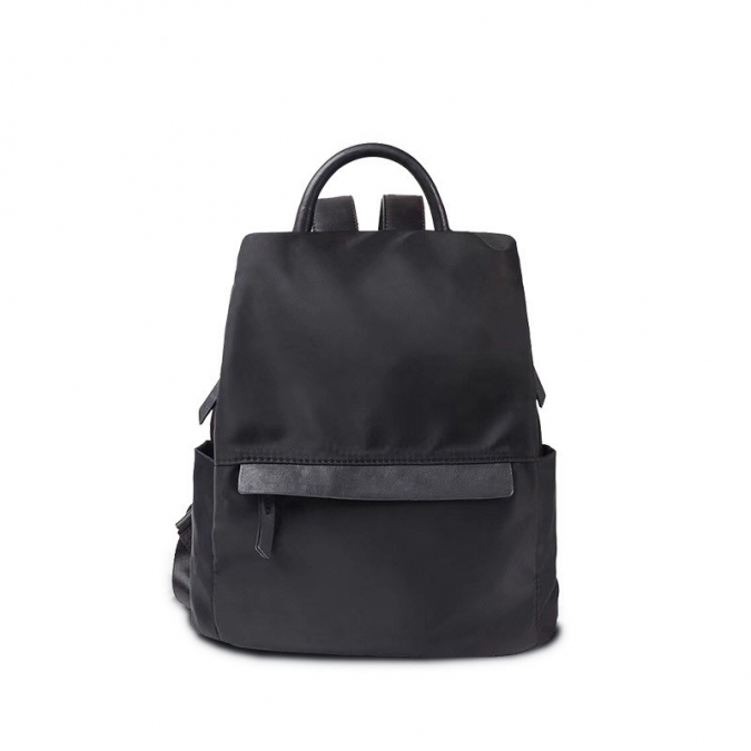 Zipper Large Capacity Casual Color Matching Backpack 